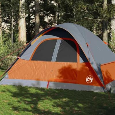 VidaXL Koepeltent 6-persoons waterdicht oranje VidaXL Koepeltent 6-persoons waterdicht oranje
