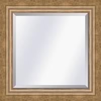 Moderne spiegel Lucerne Goud medium 52mm - thumbnail