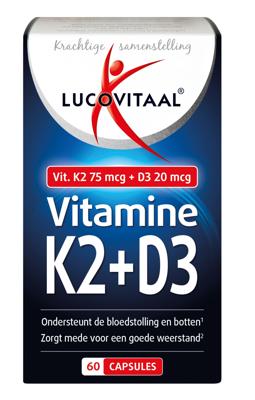 Lucovitaal Vitamine K2 + D3 60 Capsules Lucovitaal Vitamine K2 + D3 60 Capsules