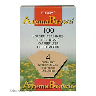 Filtropa Aroma Brown - koffiefilters maat 4 - 100 stuks