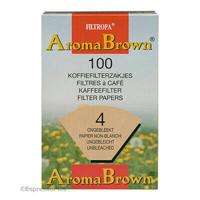 Filtropa Aroma Brown - koffiefilters maat 4 - 100 stuks - thumbnail