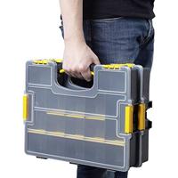 Basetech Assortimentsdoos (l x b x h) 370 x 286 x 140 mm Aantal vakken: 15 Variabele onderverdeling Inhoud 1 stuk(s) - thumbnail