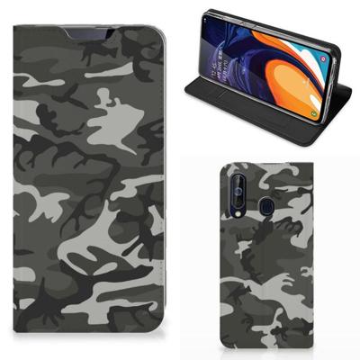 Samsung Galaxy A60 | Hoesje met Magneet | Army Light