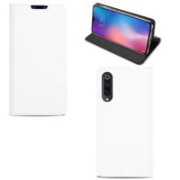 Xiaomi Mi 9 Hoesje Wit met Pashouder - thumbnail