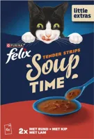 Felix Soup Filets rund, kip & lam 6 x 48g - thumbnail