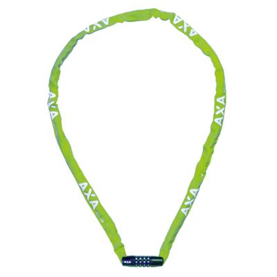 AXA Rigid RCC Kettingslot 120cm Combinatie - Groen