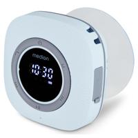 MEDION P66096 Douche radio met Bluetooth (badkamerradio, FM radio, zuignap, LED display, IPX6 waterproof, geïntegreerde oplaadbare batterij, MD43884) blauw - thumbnail
