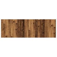 Hoofdbord wandmodel 240x1,5x80 cm bewerkt hout oud houtkleurig - thumbnail