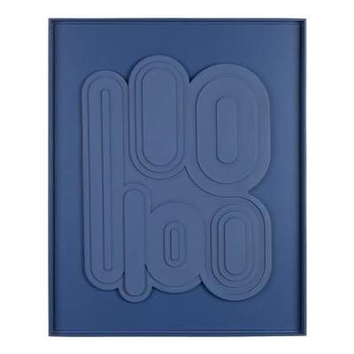 Zuiver Wanddecoratie 'August' 64 x 52cm, kleur Blauw