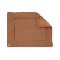 Jollein boxkleed Basic knit 80x100 cm caramel - thumbnail