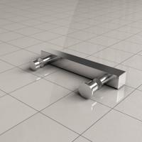 Losse Deurgreep BWS Type 7 19,5 cm Chroom - thumbnail