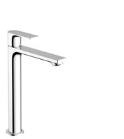 Hansgrohe Rebris E 1-gats highriser wastafelkraan 240 coolstart z. waste chroom 72583000 - thumbnail