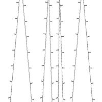 VidaXL 5 st lichtslinger met 200 led&apos;s solar binnen/buiten koudwit - thumbnail