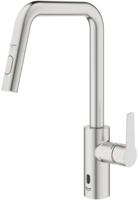 Grohe Start E keukenmengkraan met handmatige en touch-free bediening supersteel - thumbnail