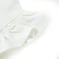 Kindershirt met mouwen met ruches 104 wit - thumbnail