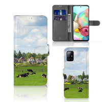 Samsung Galaxy A71 | Telefoonhoesje | Met pasjeshouder | Koeien - thumbnail