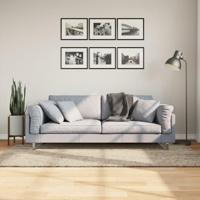 VidaXL Vloerkleed istan hoogpolig glanzend 100x200 cm beige - thumbnail