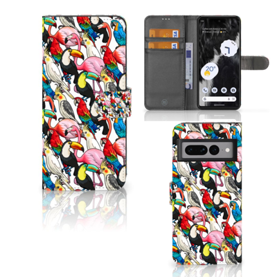 Google Pixel 7 Pro | Telefoonhoesje | Met pasjeshouder | Birds Google Pixel 7 Pro | Telefoonhoesje | Met pasjeshouder | Birds