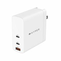 Hyper HyperJuice 3-port GaN travel oplader (140W) - White - thumbnail