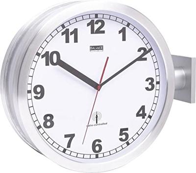 EUROTIME ET-51764-47 Wandklok Zendergestuurd 40 cm Aluminium