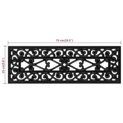 Trapmatten 10 st 25x75 cm rubber Trapmatten 10 st 25x75 cm rubber