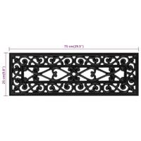 Trapmatten 10 st 25x75 cm rubber - thumbnail