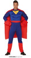 Superman Jumpsuit Volwassenen - thumbnail