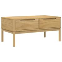 Salontafel FLORO 99x55,5x45 cm massief grenenhout wasbruin - thumbnail
