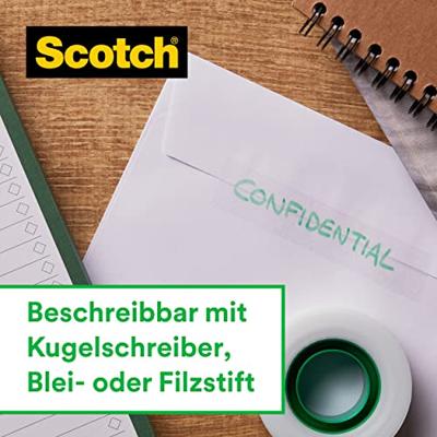 Scotch plakband Scotch Magic Tape value pack met 8 rollen waarvan 1 gratis