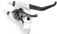 SHIMANO rem- / schakelhendel "tourney tx st-tx800" shim.shift/br.lever tour. tx800 8sp 2f sil. - thumbnail