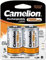 Camelion 17070220 NiMH-batterij mono / R20 / D met 1,2 volt, 2 stuks, capaciteit 7000 mAh, oplaadbaar, voor verschillende apparaat- en consumentenbehoeften - thumbnail