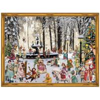 Adventskalender Besneeuwde Fontein - thumbnail