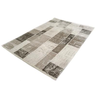 Vintage - Patchwork - Acryl Vloerkleed - Therapy - Grijs-80 x 150 cm