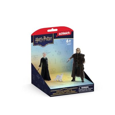 Schleich WIZARDING WORLD Dwaaloog Dolleman & Draco Malfidus met fretje 14907 - thumbnail