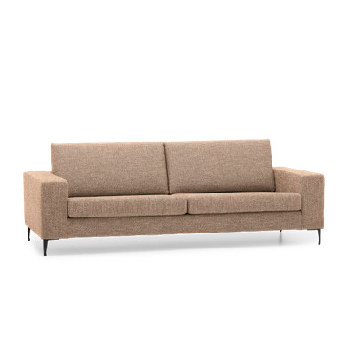 3-Zitsbank Fira Lichtbruin Stof 3-Zitsbank Fira Lichtbruin Stof