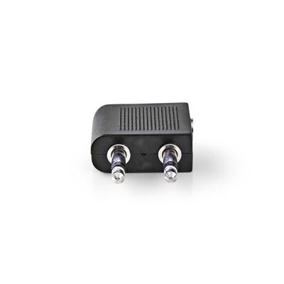 Nedis Mini-jack male (2x) naar mini-jack female stereo adapter