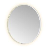 Spiegel Hotbath &MORE 80x80 cm LED-Verlichting Spiegelverwarming Rond Mat Wit - thumbnail