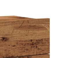 Nachtkastjes 2 st wandgemonteerd 40x32x30 cm oud houtkleurig - thumbnail