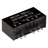 MEAN WELL DPU01M-05 DC/DC-convertermodule 100 mA 1 W Aantal uitgangen: 2 x Inhoud 1 stuk(s) - thumbnail