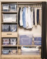 Opbergbak met Deksel Mondex Space Box Transparant Polypropyleen 34 L 70,5 x 42 x 15,5 cm - thumbnail