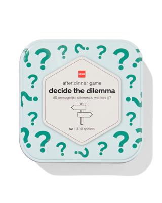 HEMA After dinner game 'dicide the dilemma'