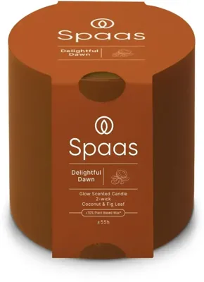 Spaas Glow Geurkaars 2-Wick Delightful Dawn