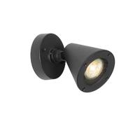 QAZQA Moderne buiten wandlamp zwart IP44 verstelbaar - Ciara - thumbnail