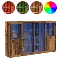 Dressoir Oud hout 163 x 37 x 100 cm Bewerkt hout - thumbnail