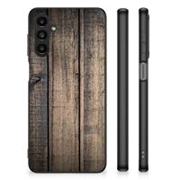 Samsung Galaxy A14 5G Houten Print Telefoonhoesje Steigerhout - thumbnail