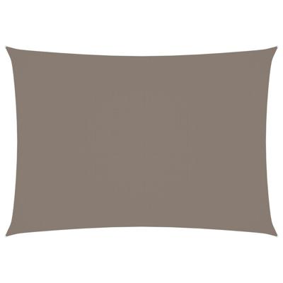 Zonnescherm rechthoekig 2x4 m oxford stof taupe