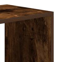 Boekenkast 66x31x112 cm bewerkt hout gerookt eikenkleurig - thumbnail