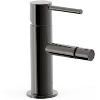 Bidetmengkraan Tres Study Exclusive Hendel Uitloop Recht 8 cm Rond Metallic Zwart - thumbnail