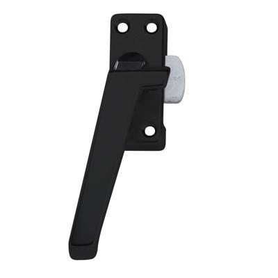 AXA 3308 Raamsluiting zwart met drukknop en nok linksdraaiend - 3308-41-38/E