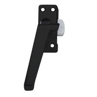 AXA 3308 Raamsluiting zwart met drukknop en nok linksdraaiend - 3308-41-38/E - thumbnail